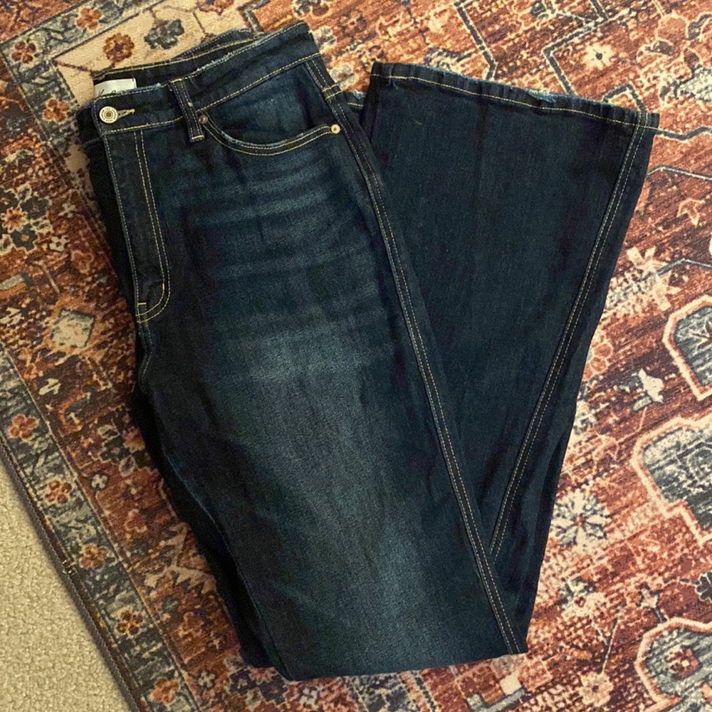 Like New KanCan Dark Wash Flare Jeans